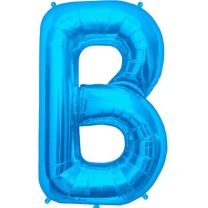 Blue Letter B Shape 34&quot; Foil Balloon 