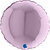 9" Round Foil Balloons Lilac Pack of 5 GRABO