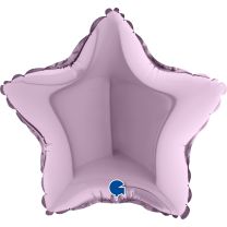 9" Star Foil Balloons Lilac Pack of 5 GRABO
