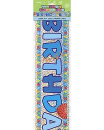 Birthday Boy Prismatic Banner - 12Ft.