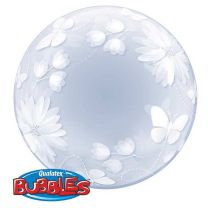 Butterflies &amp; Flowers 20&quot; Deco Bubble