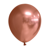12" Mirror Balloons Copper 10Ct