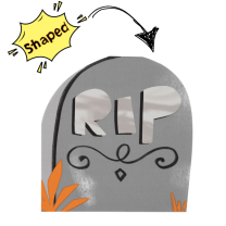Bats & Boos Tombstone Shaped Halloween Napkins 16ct