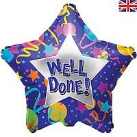 Well Done - Star Shape - 18&quot; foil balloon