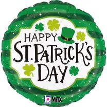 Happy St Patrick's Day 18" Foil Balloon