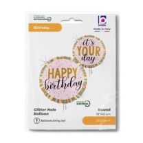 Pastel Birthday Stripes Double Sided - 18