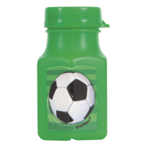 3-D Soccer Mini Bubble Bottles 4ct