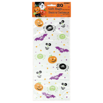 Spooky Smiles Halloween Cello Bags 20ct