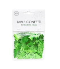 Table Confetti Green Christmas Trees - 14 Grams