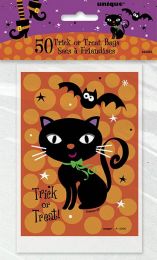 Spooky Boots Plastic Treat Bags 6&quot;H x 4&quot;W 50CT.