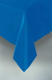 Royal Blue Plastic Tablecover 54&quot;x108&quot;