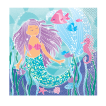 Mermaid Napkins 16ct