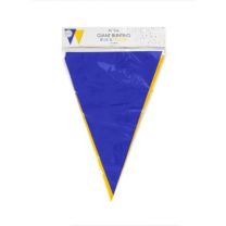 Blue & Yellow Giant Flag Banner Bunting PE 10M 