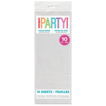 10 TISSUE SHEETS - WHITE