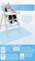 Baby Boy High Chair Kit 
