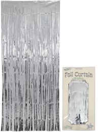 Foil Door Curtain 0.90m x 2.40m Metallic Silver