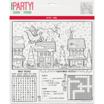 Christmas Colouring Placemats 8ct.