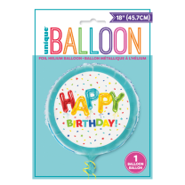 Confetti & Balloons Happy Birthday 18