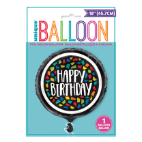 Black and Colours Happy Birthday 18