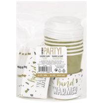 Coffee Paper Cups w/Lids - 14Oz - 6 Ct. 