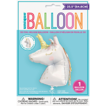 Dainty Unicorn Party Foil Balloon 25.5