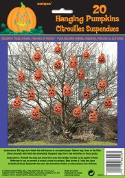 Hanging Pumpkin Leaf Bags 20ct