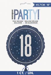 Blue/Silver Glitz 18