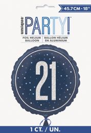 Blue/Silver Glitz 18