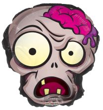 Halloween Zombie Head 18" Foil Balloon (Packed)