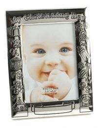 On Your Christening Day - SIlver Plated Photo Frame 3.5"X5"