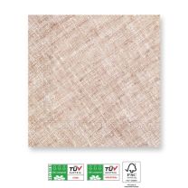 Compostable Rose Gold 3-ply Paper Napkins 33X33cm 20ct