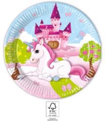 Unicorn Paper Plates 23cm 8ct 