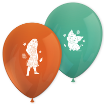 Moana II Sailing Spirit Theme 9" Latex Balloons 8CT