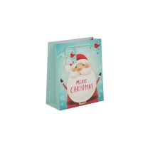Cute Santa Christmas Gift Bag M 6ct