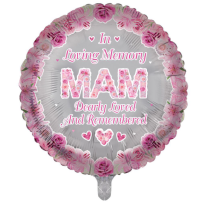 In Loving Memory Mam - 18" Foil Balloon