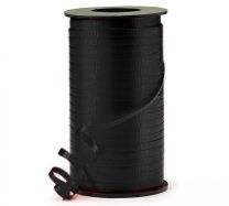Black Curling Ribbon Franco Perro 500yds