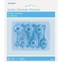 2½" BLUE BABY RATTLES