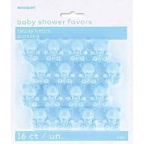 16CT 12PK BLUE TEDDY BEARS 