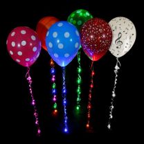 LED Ribbon Assorted Colours - Balloon Tail