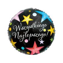 Wszystkiego Najlepszego! (All the best!) - 18" Foil Balloon