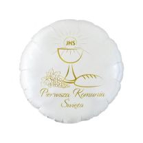 Chaliz "Pierwsza Komunia Święta" Gold 18" Foil Balloon 