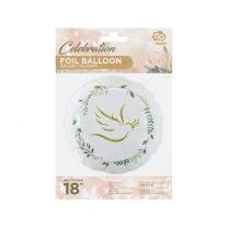 Dove whit leaves - 18