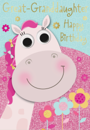 Happy Birthday - Great Granddaughter - Pack Of 12