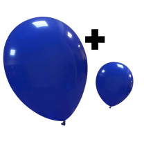 Dark Blue Standard Cattex 12" & 5" Latex Balloons 100Ct in both sizes