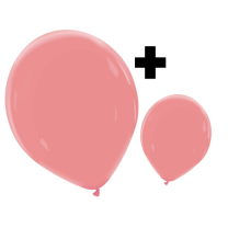 Desert Rose Pink Premium Cattex 12" & 5" Latex Balloons 100Ct in both sizes