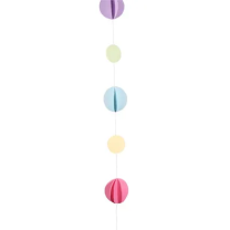 Pastel Colours Circle Twirlz Balloon Tail