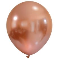 Rose Gold Chromium Cattex 18" Latex Balloons 5Ct